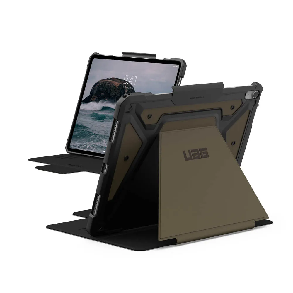 【UAG】iPad Air 13吋（2024）都會款耐衝擊保護殼-綠(平板殼 防摔殼)