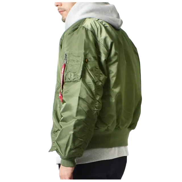 【Alpha Industries】MA-1  經典款 軍風 舖棉 飛行外套 夾克(美國進口平行輸入)