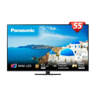 【Panasonic 國際牌】55型 4K Mini LED 120HZ雙杜比連網液晶顯示器-不含視訊盒(TH-55MX950W)