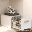 【ONE HOUSE】田豆鐵製抽屜置物架_廚房雙層電器抽屜 -2色可選(電器架 微波爐架 咖啡機架)