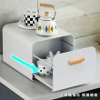 【ONE HOUSE】田豆鐵製抽屜置物架_廚房雙層電器抽屜-2入組(電器架 微波爐架 咖啡機架)