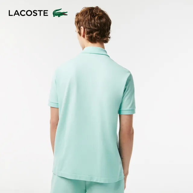 【LACOSTE】男裝-經典L1212短袖Polo衫(薄荷綠)