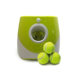 【伊德萊斯】升級充電款寵物網球機PH-66A 送3顆球(貓狗玩具/寵物拋球機/網球發射器/訓練寵物)