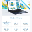 【ASUS 華碩】15.6吋i5效能筆電(VivoBook X1504ZA/i5-1235U/8G/512G SSD/W11)