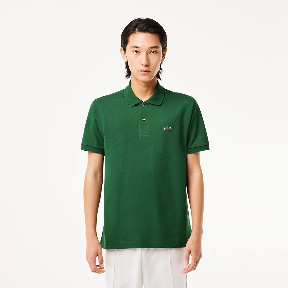 【LACOSTE】男裝-經典L1212短袖Polo衫(綠色)