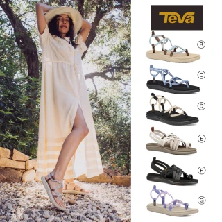 【TEVA】女涼鞋 羅馬織帶涼鞋/夾腳涼鞋/夾腳拖鞋 Voya Infinity/Strappy 原廠(多款任選)