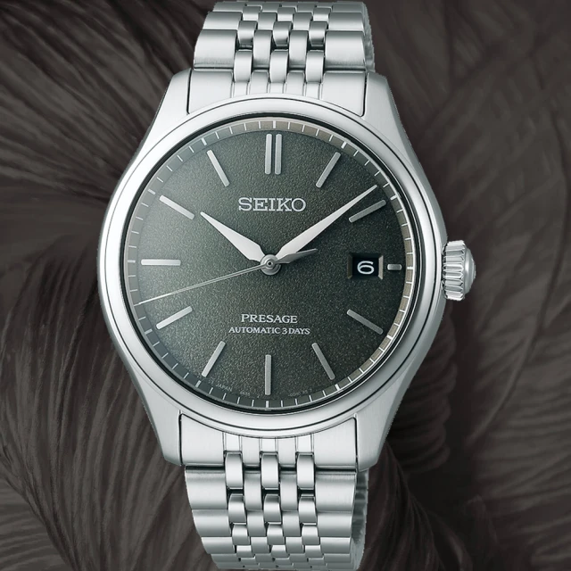 SEIKO 精工 Presage 經典商務機械錶-40.2mm(SPB465J1/6R55-00H0D)