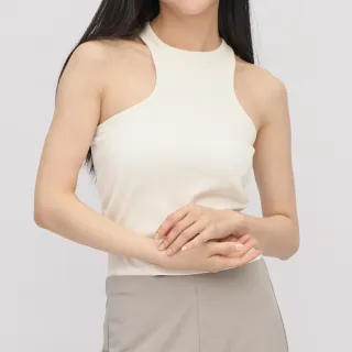 【plain-me】SAAKO 不對稱bra top背心 SAA0021-241(女款 共2色 背心 無袖上衣 小可愛)