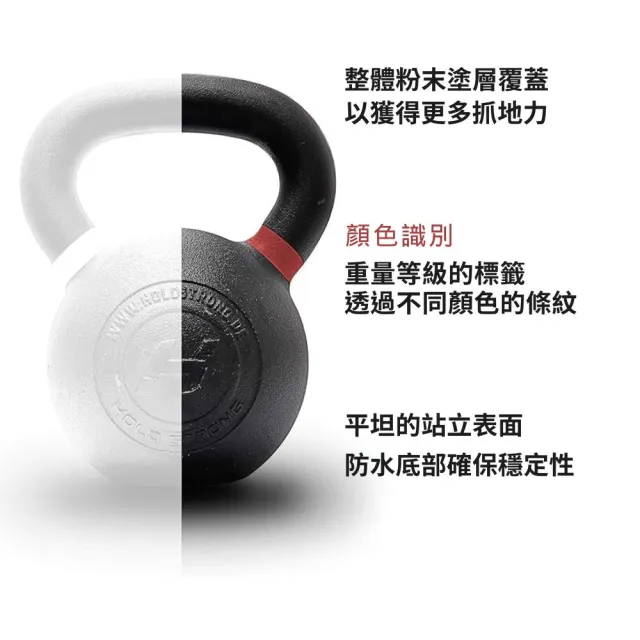 【HOLD STRONG】ELITE 系列 鑄鐵壺鈴 8kg(Iron Kettlebell)