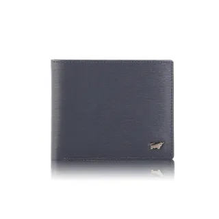 【BRAUN BUFFEL 德國小金牛】台灣總代理 波索 8卡男夾-藍色(BF386-313-NY)