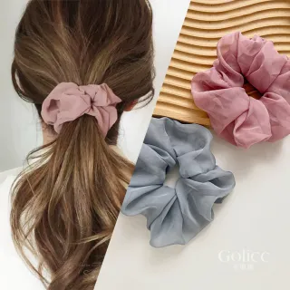 【Gulicc】髮圈 法式慵懶 蓬鬆大髮圈(新年 情人節 生日 髮飾 頭飾 大腸圈 髮夾 禮物)