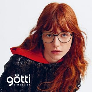 【Gotti】瑞士Gotti Switzerland 歐美完美圓透明框平光眼鏡(- SHAW)