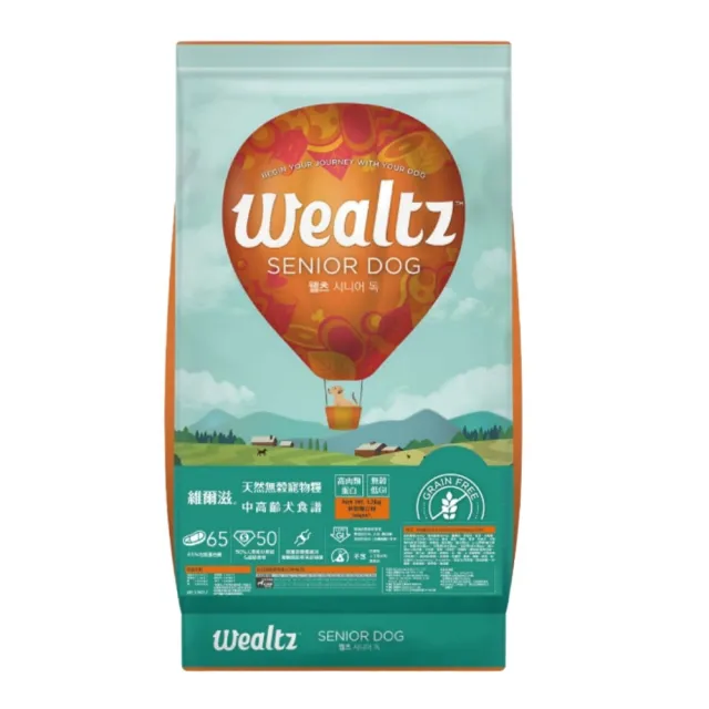 【Wealtz 維爾滋】天然無穀寵物犬糧系列 300g*3包組(狗糧、狗飼料)