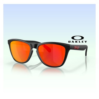 【Oakley】Frogskins 亞洲版 休閒太陽眼鏡(OO9245-63 Prizm ruby 鏡片)