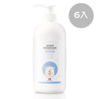 【奇哥】鳳梨酵素奶瓶蔬果洗潔液 600ml(6入組)