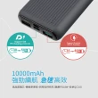 【MAXIA】2入組 MPB-F100 10000mAh 18W 3孔輸出 急速快充行動電源-星野紫(經典行李箱設計)