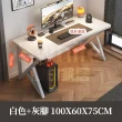 【靚白家居】超神電腦桌 100公分 升級款 S306(桌子 書桌 工作桌 居家辦公 電競桌 餐桌)
