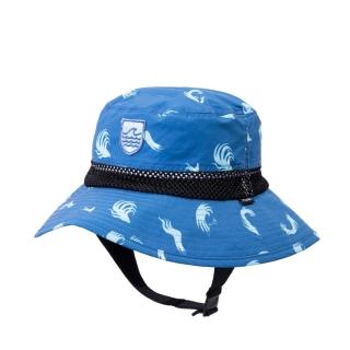 【POLER STUFF】日本限定 2WAY SURF HAT 風格戶外兩用衝浪漁夫帽 / 附扣帶 / 水陸兩用(衝浪藍)