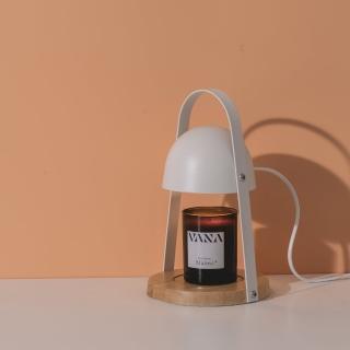 【VANA】Hygge No. 38 圓頂實木款香氛暖燈 融蠟燈 可調光(3色任選)