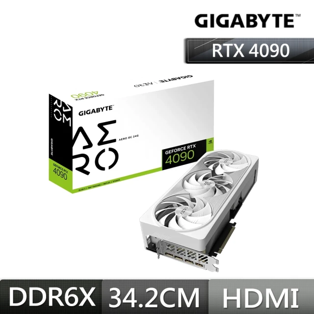 【GIGABYTE 技嘉】RTX4090+螢幕組合★AERO GeForce RTX 4090 OC 24G顯示卡+GS27Q 27型IPS電競螢幕
