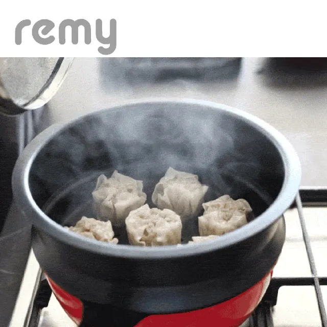 【Remy】日本Remy Pan plus多功能萬用輕量深型蒸鍋(蒸盤 蒸籠 蒸架)