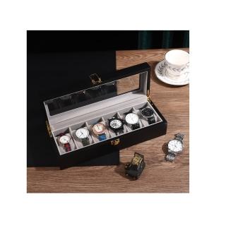 【CC優舖】☆木質錶盒☆手錶盒 手錶收納盒 表盒 名錶展示盒 錶盒(6格錶盒)