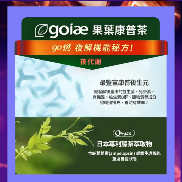 【goiae 果葉】康普茶沖泡粉包x5盒(21包/盒;百香果風味;Mei邱馨葦代言)