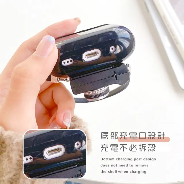 【隨身攜帶】復古相機造型Airpods pro2耳機殼(按壓發光 Apple 蘋果藍牙耳機殼 防塵 防摔 保護殼 耳機套)