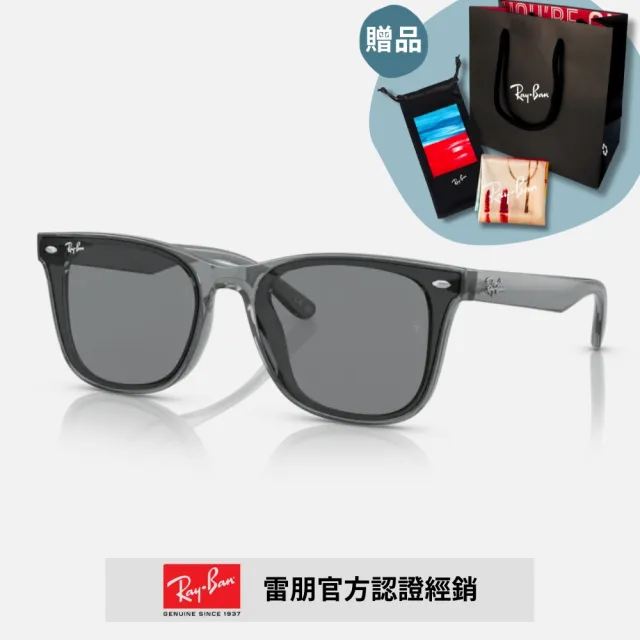 【RayBan 雷朋】膠框太陽眼鏡(RB4391D 65mm 多色任選)