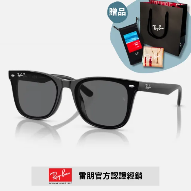 【RayBan 雷朋】膠框偏光太陽眼鏡(RB4391D-601/9A、RB4391D-601/81 65mm 偏光鏡片)