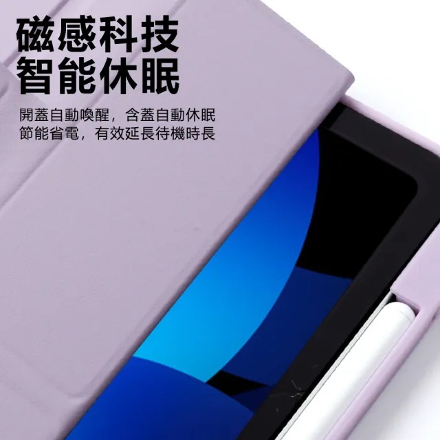 【Nil】618 iPad Air2 2025/Air 2024 13吋 Y折支架翻扣平板皮套 帶筆槽休眠喚醒保護套