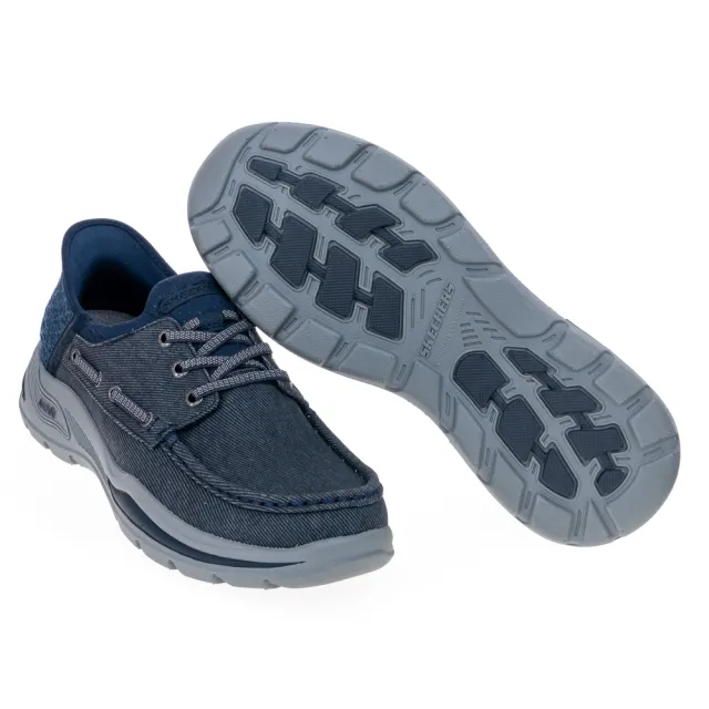 【SKECHERS】男鞋 休閒系列 瞬穿舒適科技 ARCH FIT MOTLEY(205203NVY)