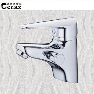 【CERAX 洗樂適】臺灣製造 單孔兩用面盆龍頭 可接管子洗澡用(冷熱混合 兩用龍頭 K-550)
