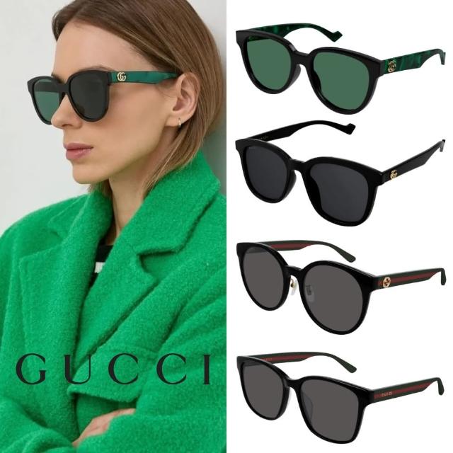 【GUCCI 古馳】中性經典膠框太陽眼鏡組合(多款任選 GG0416SK、GG0417SK、GG0960SA、GG0765SA、GG1001SK)