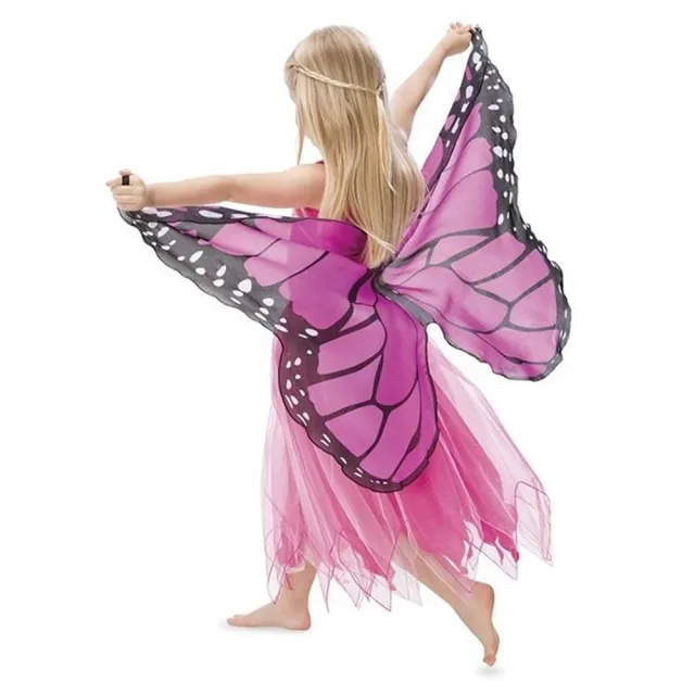 【Baby 童衣】兒童裝扮披風 蝴蝶翅膀造型披肩 兒童表演道具服 11747(共５色)