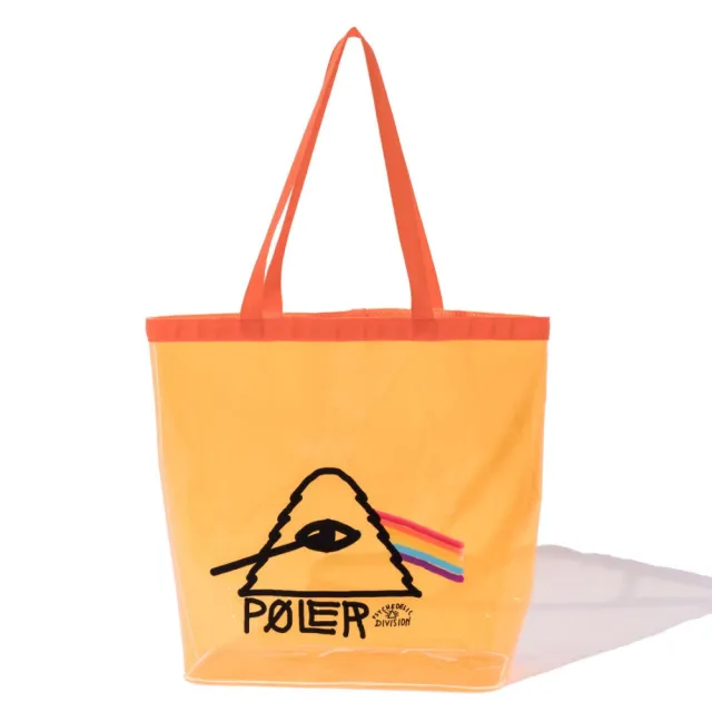 【POLER STUFF】日本限定 POLER PVC POOL BAG 防水包 托特包 / 輕便袋收納包(橘色)