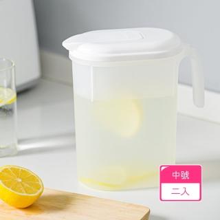 【茉家】安心材質耐熱120度扁身冷水壺(中號1800ml二入)
