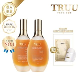 【TRUU 童】76酵母胺基酸淨膚潔顏露150g 兩入 送 冰原花後修復安瓶面膜
