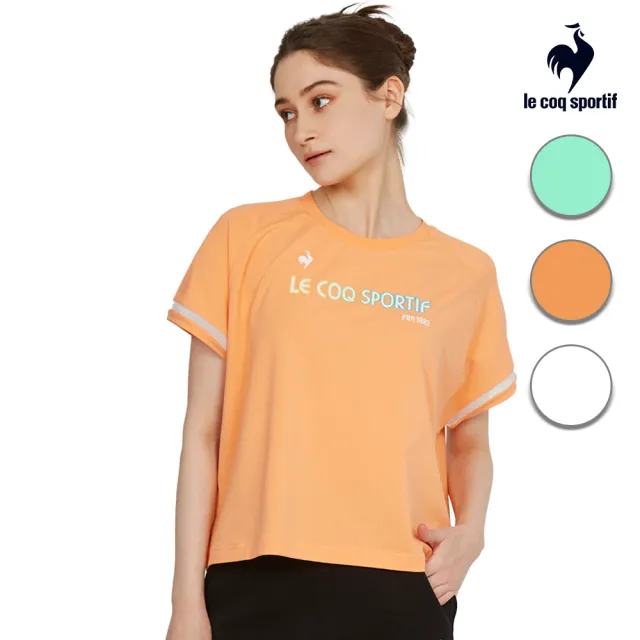 【LE COQ SPORTIF 公雞】休閒潮流短袖T恤 女款-3色-LWT22204