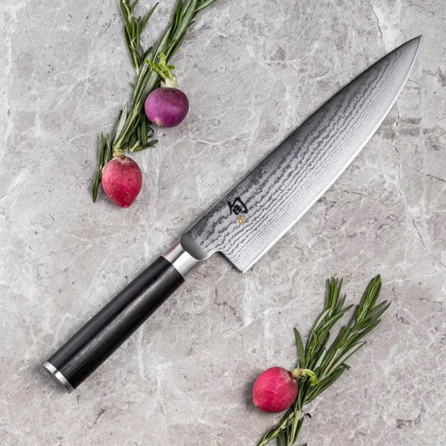 【KAI 貝印】旬 Classic 日本製大馬士革鋼高級主廚刀3件組 DMS300 贈購物袋(菜刀 高品質  料理刀)