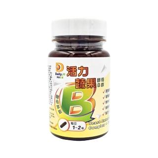 【Daily.H天天水漾】活力蔬果酵母B群單入組(共30粒)