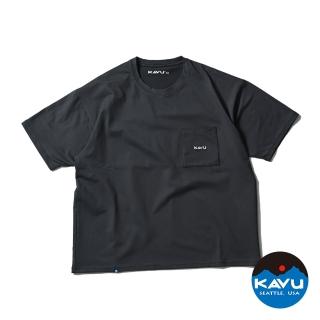【KAVU】U/O Shirt 台灣限定款-機能短袖T恤 黑色 中性款 #LE001