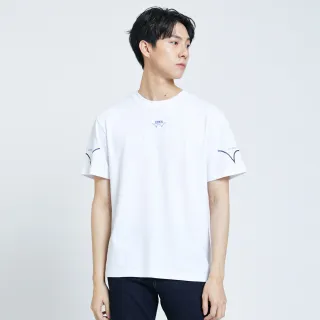【EDWIN】男裝 EFS溫變LOGO短袖T恤(白色)