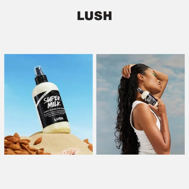 【LUSH 嵐舒】燕麥奶護髮噴霧 100g(頭髮修護噴霧/修護/保濕/柔順)