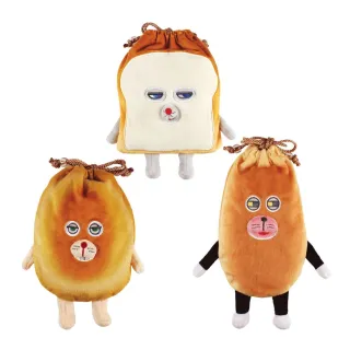 【台隆手創館】麵包小偷造型束口袋 小物收納袋