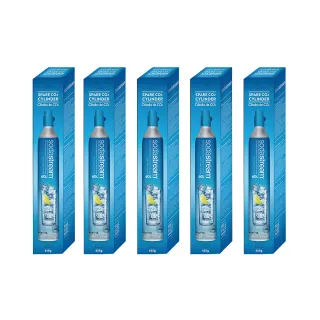 【Sodastream】二氧化碳全新旋轉鋼瓶425g(5入組)