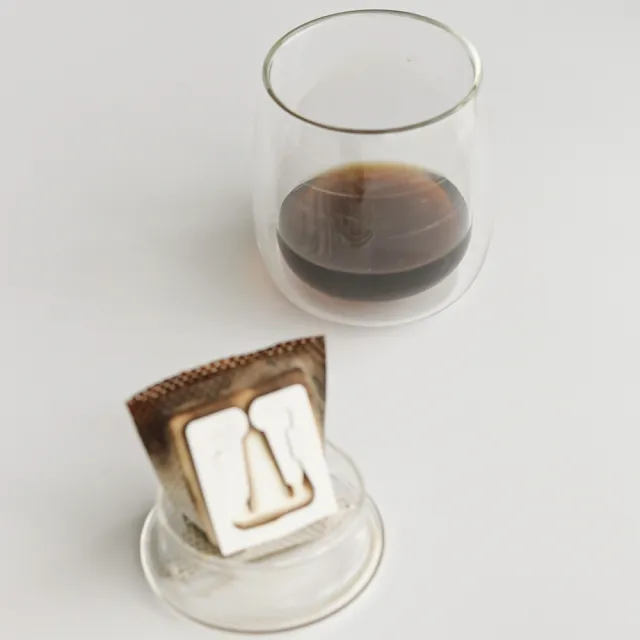 【Simple Real】TAMAGO 單人咖啡手沖組(手沖壺＋附蓋雙層玻璃杯)