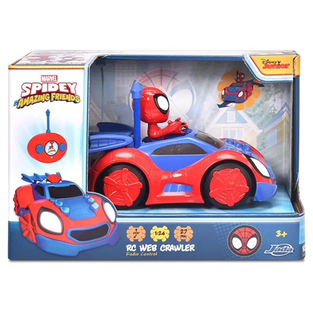 【Marvel 漫威】蜘蛛人遙控車(正版授權 Disney迪士尼 蜘蛛人玩具 單一頻道 27 MHz)