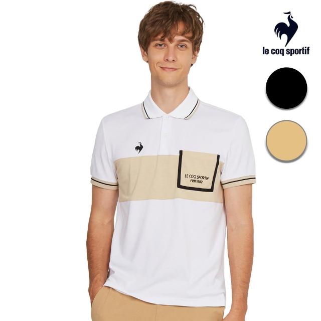 【LE COQ SPORTIF 公雞】官方直營 休閒潮流短袖POLO衫 男款-2色-LWT21242
