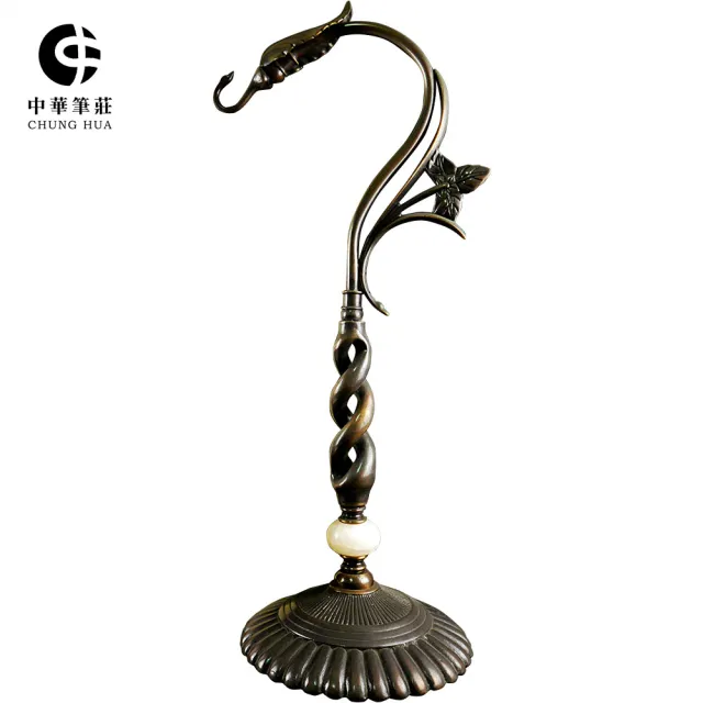 【中華筆莊】藝術銅製筆架C款 高60cm(台灣品牌)